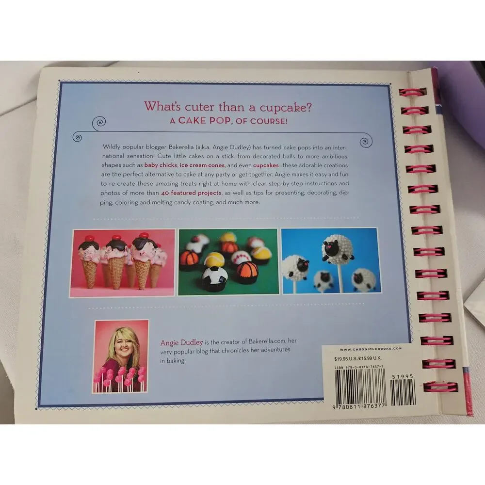 BABYCAKES CAKE POP MAKER SET – PURPLE APPLIANCE + RECIPE BOOK + MANUAL – CP-94LV